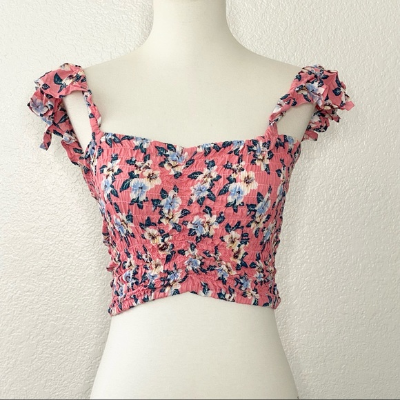 Tops - Pink Floral Print top